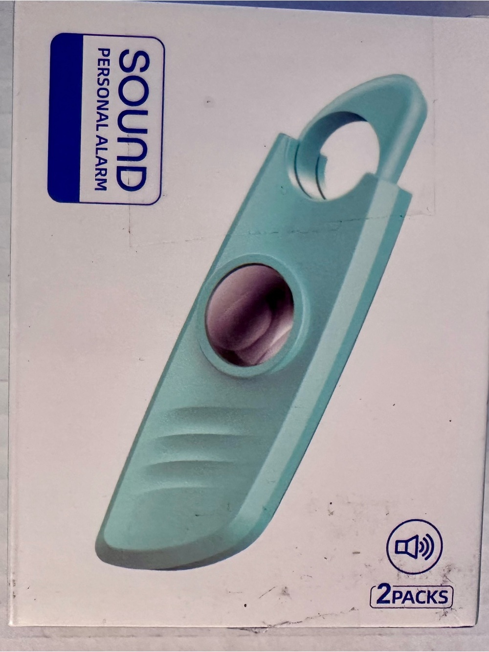 Sound Personal Alarm - Mint Green Personal Safety Siren (2-Pack)